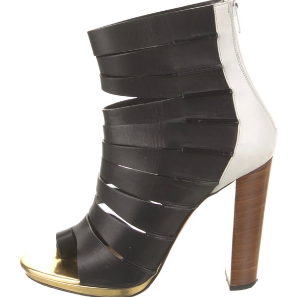 CHRISTIAN LOUBOUTIN Decoupata 120 Leather Gladiator Sandals - Picture 1 of 6